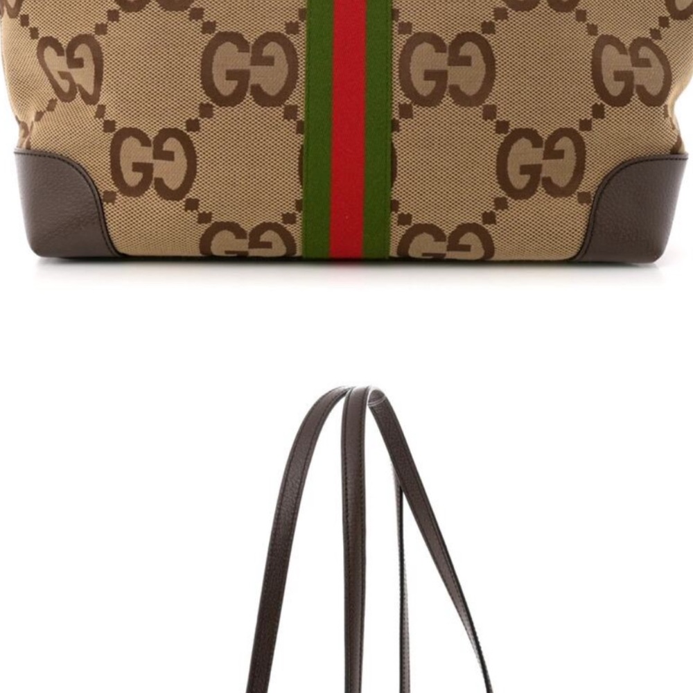 Gucci Jumbo GG Ophidia Tote✨❤️ - Picture 12 of 14